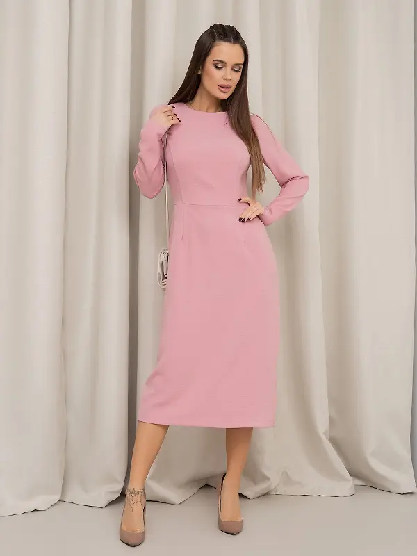 Сукні 13842 рожевий