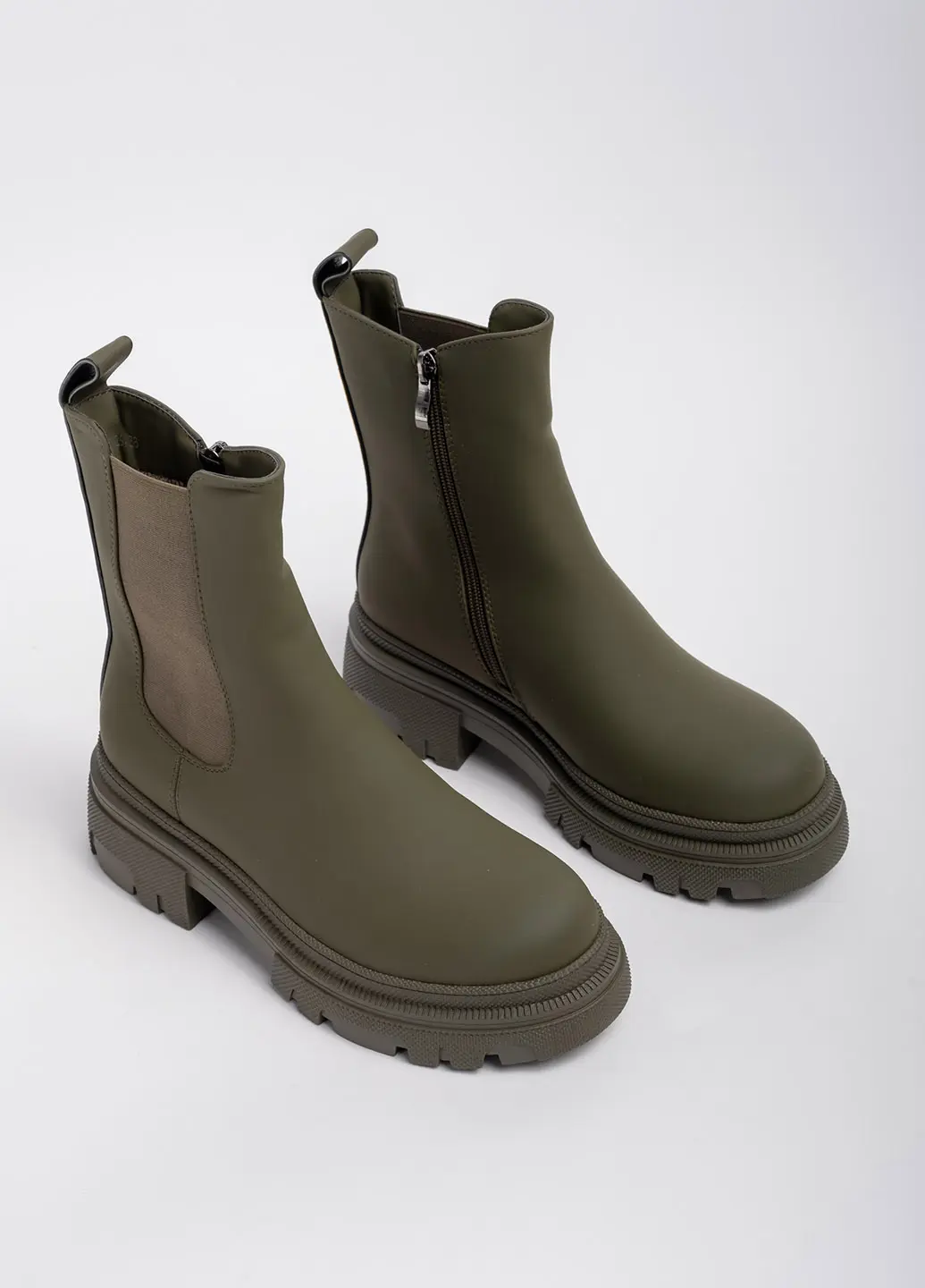 Черевики жіночі MeideLi M113-26 хакі