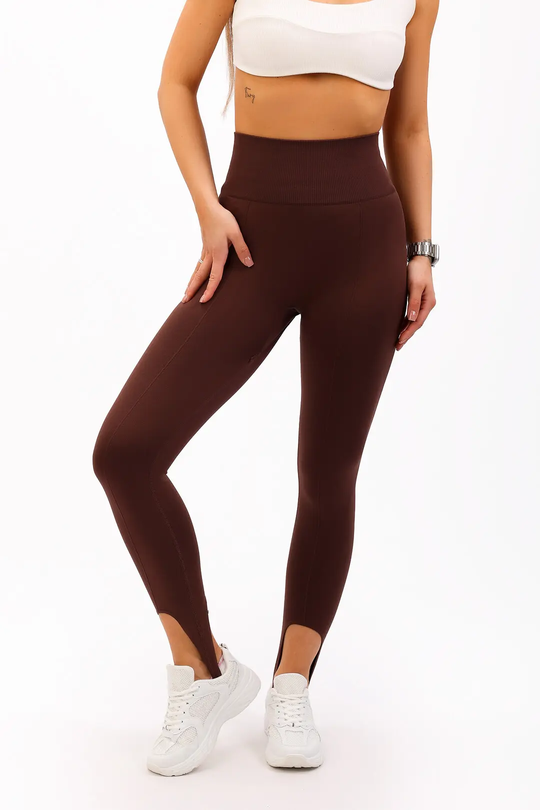 Лосини жіночі Where Uwear коричневі з Push-UP