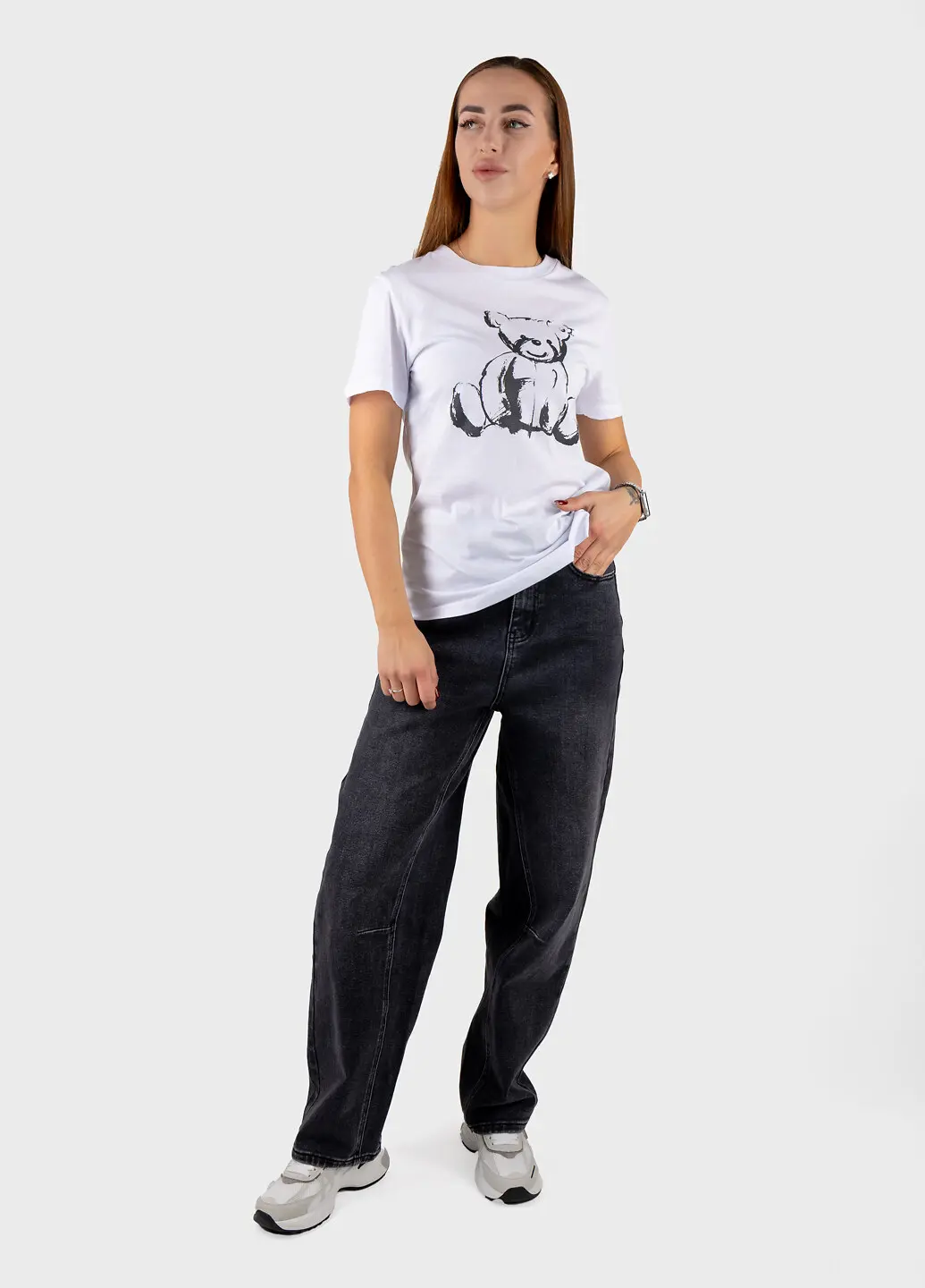 Футболка жіноча Fashion біла