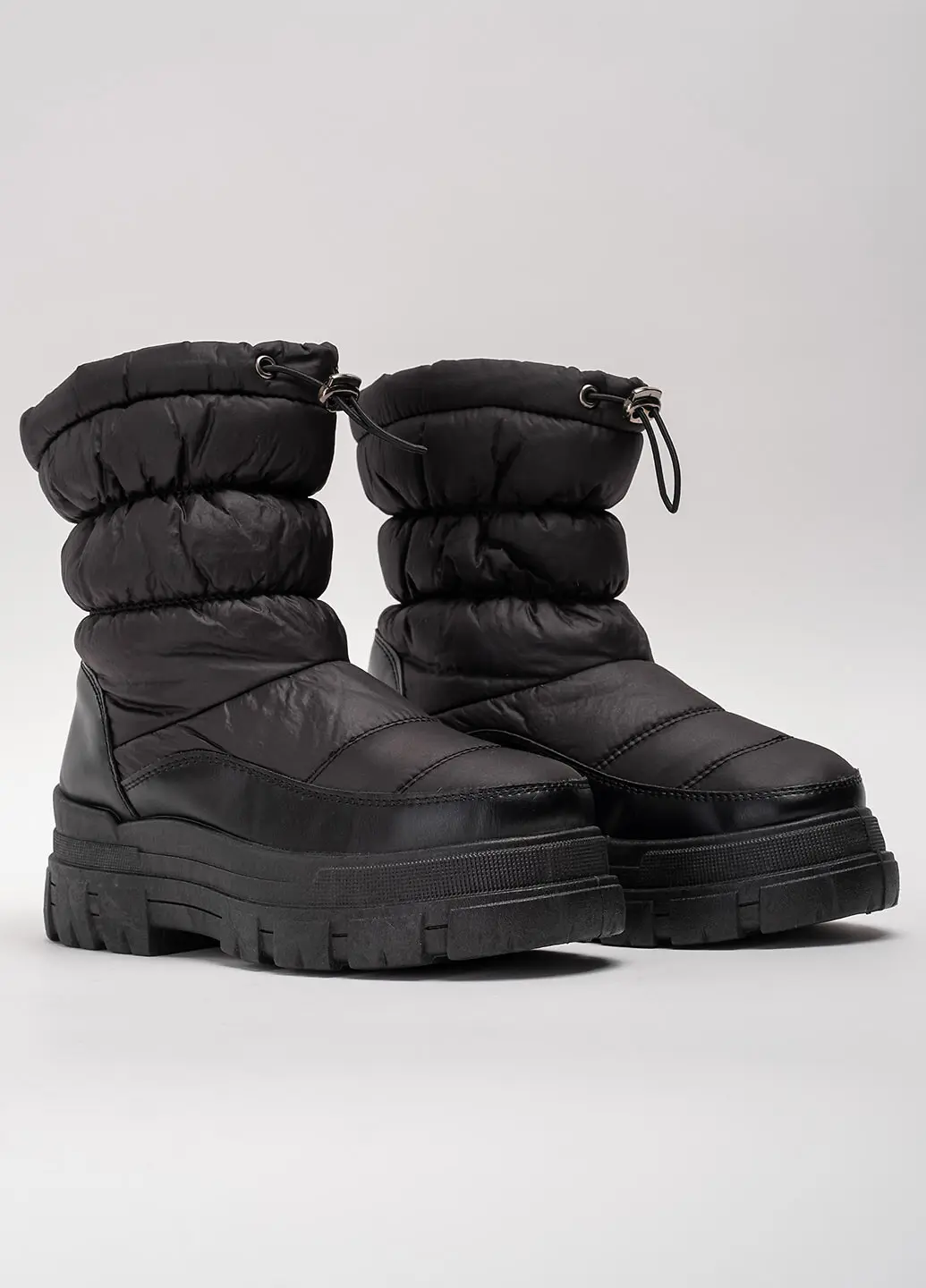Дутики жіночі Fashion LJ-13(BLACK) чорні