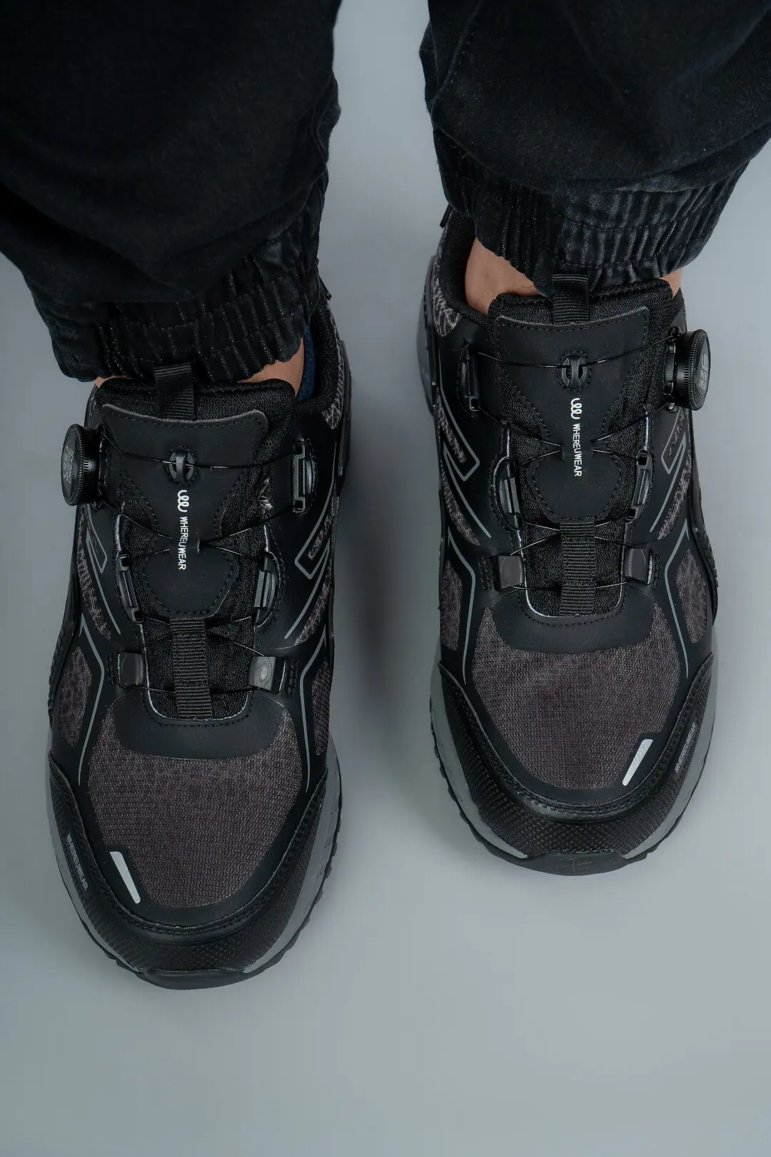 Кросівки чоловічі Where Uwear WUW5477-BLACK чорні