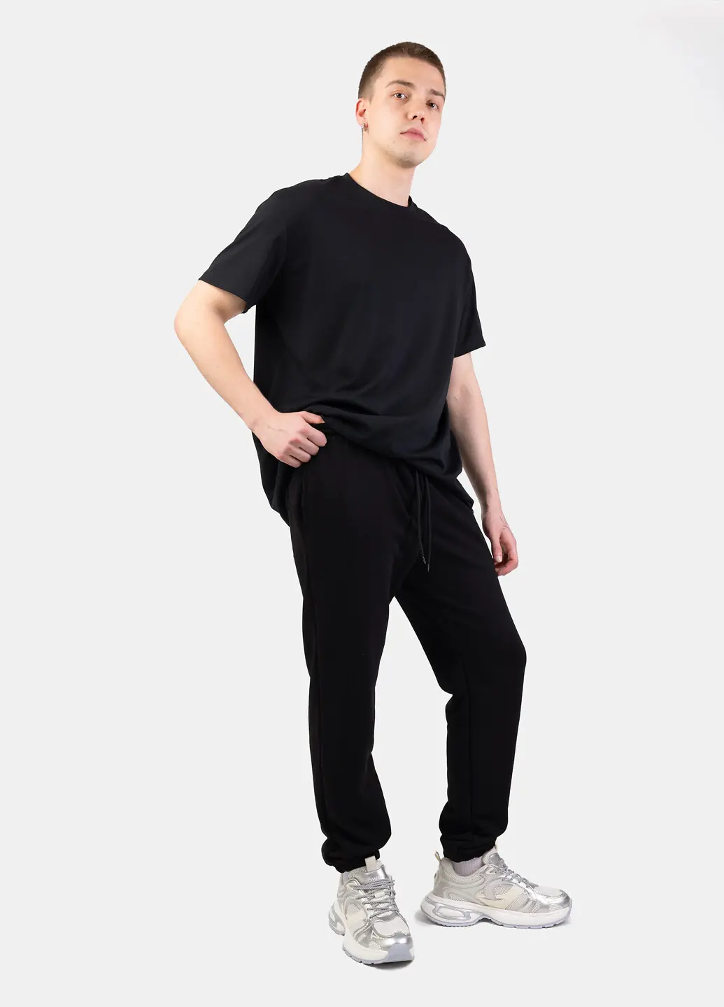 Штани чоловічі спортивні Fashion чорні