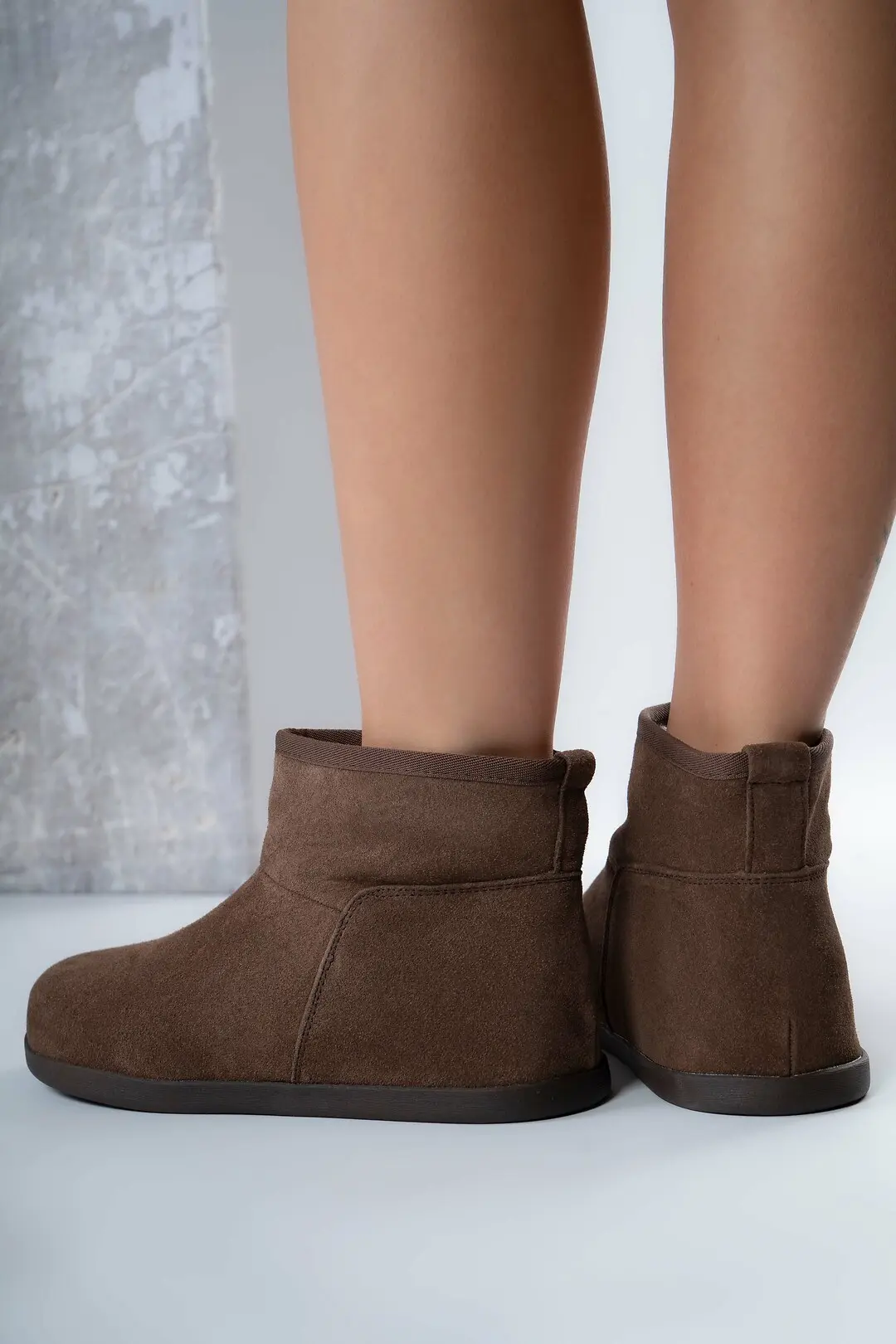 Уггі жіночі Where Uwear Натуральна замша коричневі