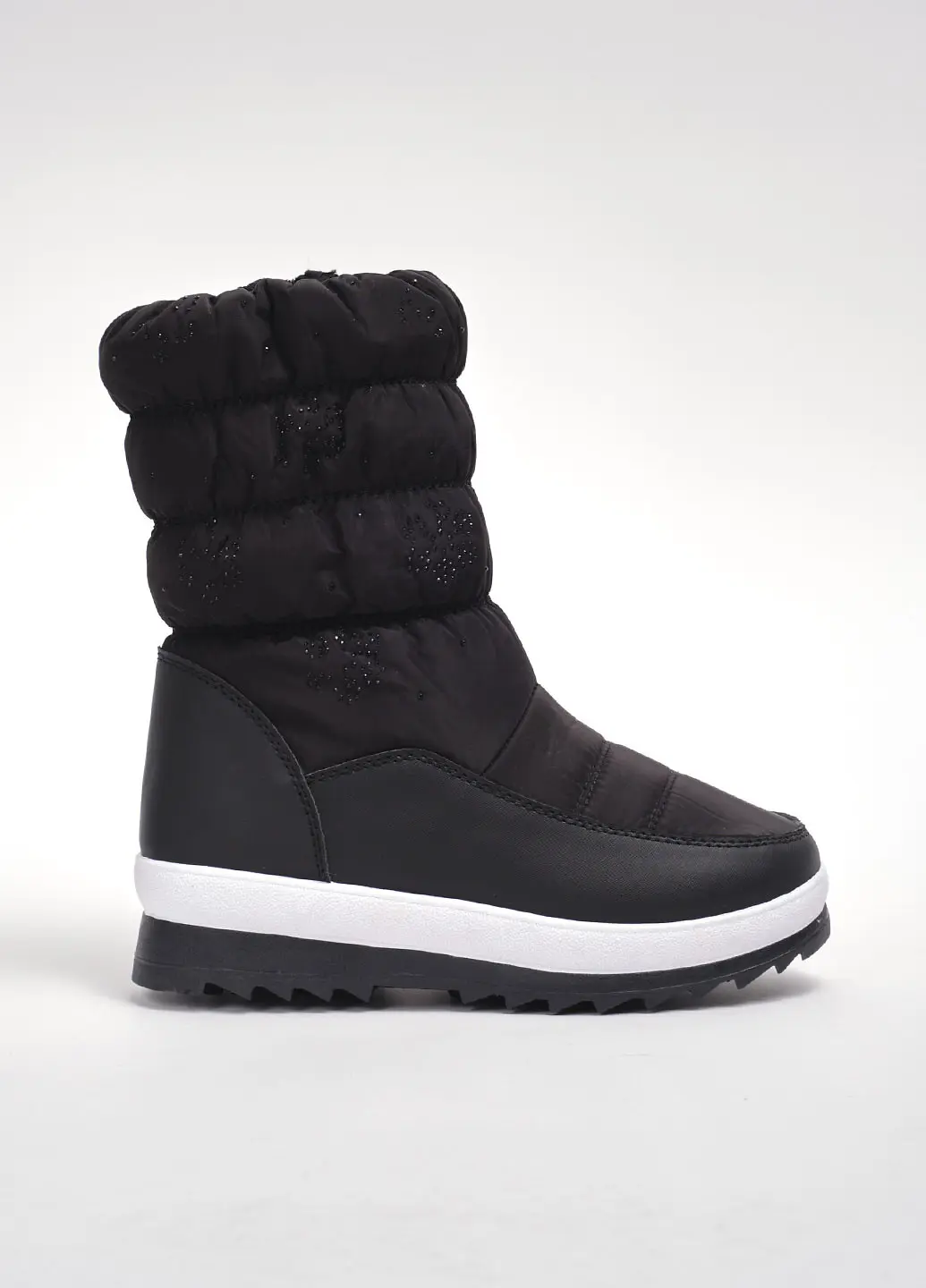 Дутики жіночі Fashion LJ-11(BLACK) чорні