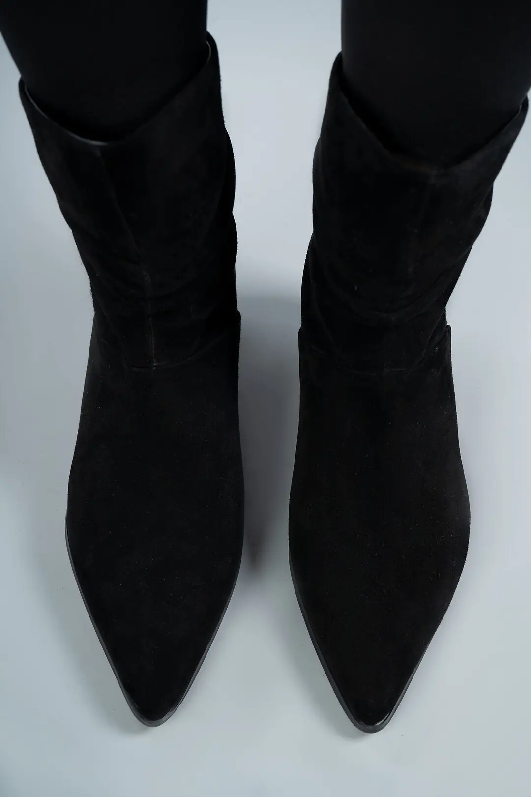 Черевики жіночі Where Uwear D102-908-1 чорні натуральна замша