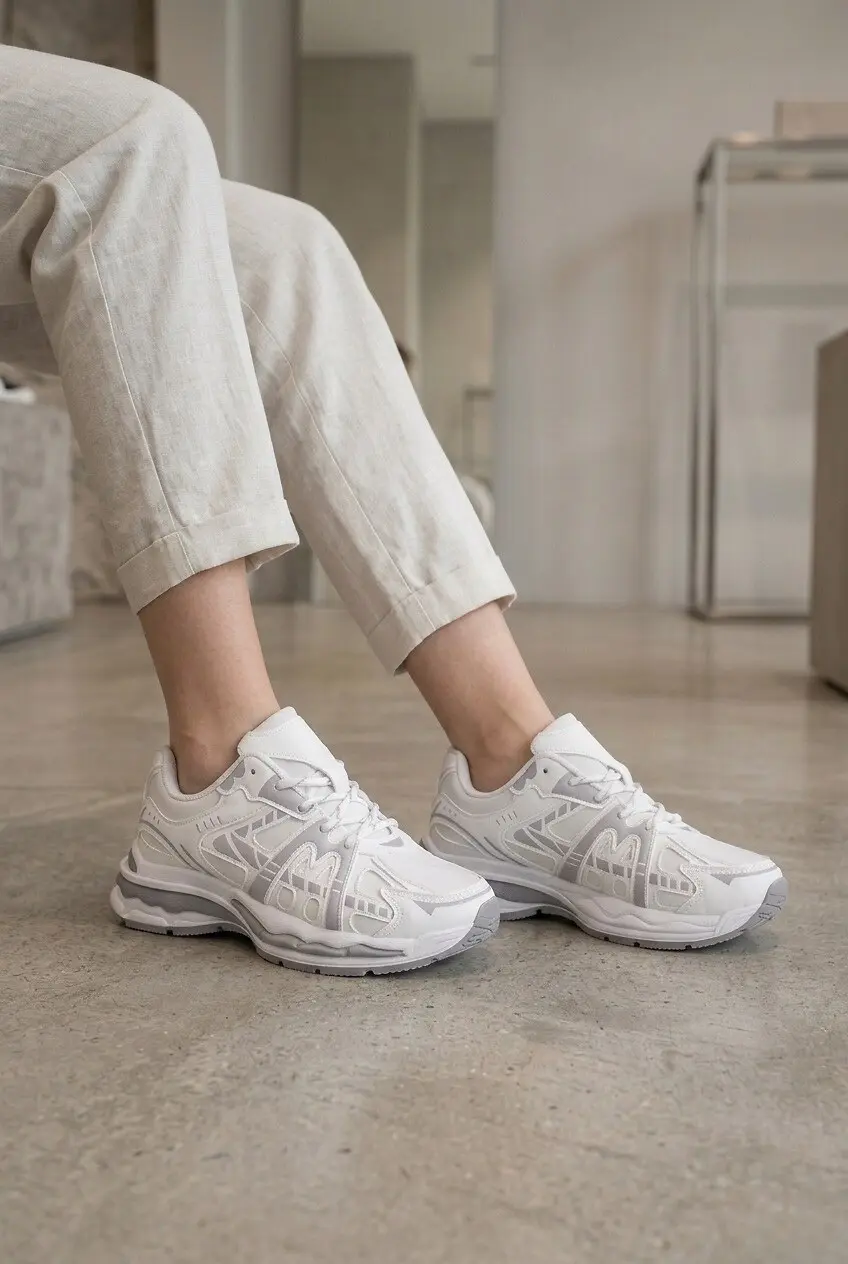 Кросівки жіночі Fashion білі з екошкіри