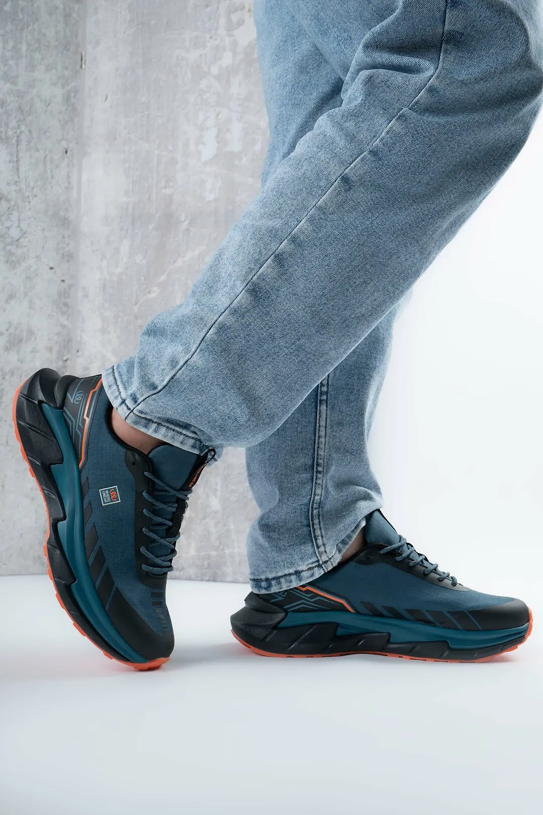 Кросівки чоловічі Where Uweare WUW5963-TURQUOISE/BLACK блакитні