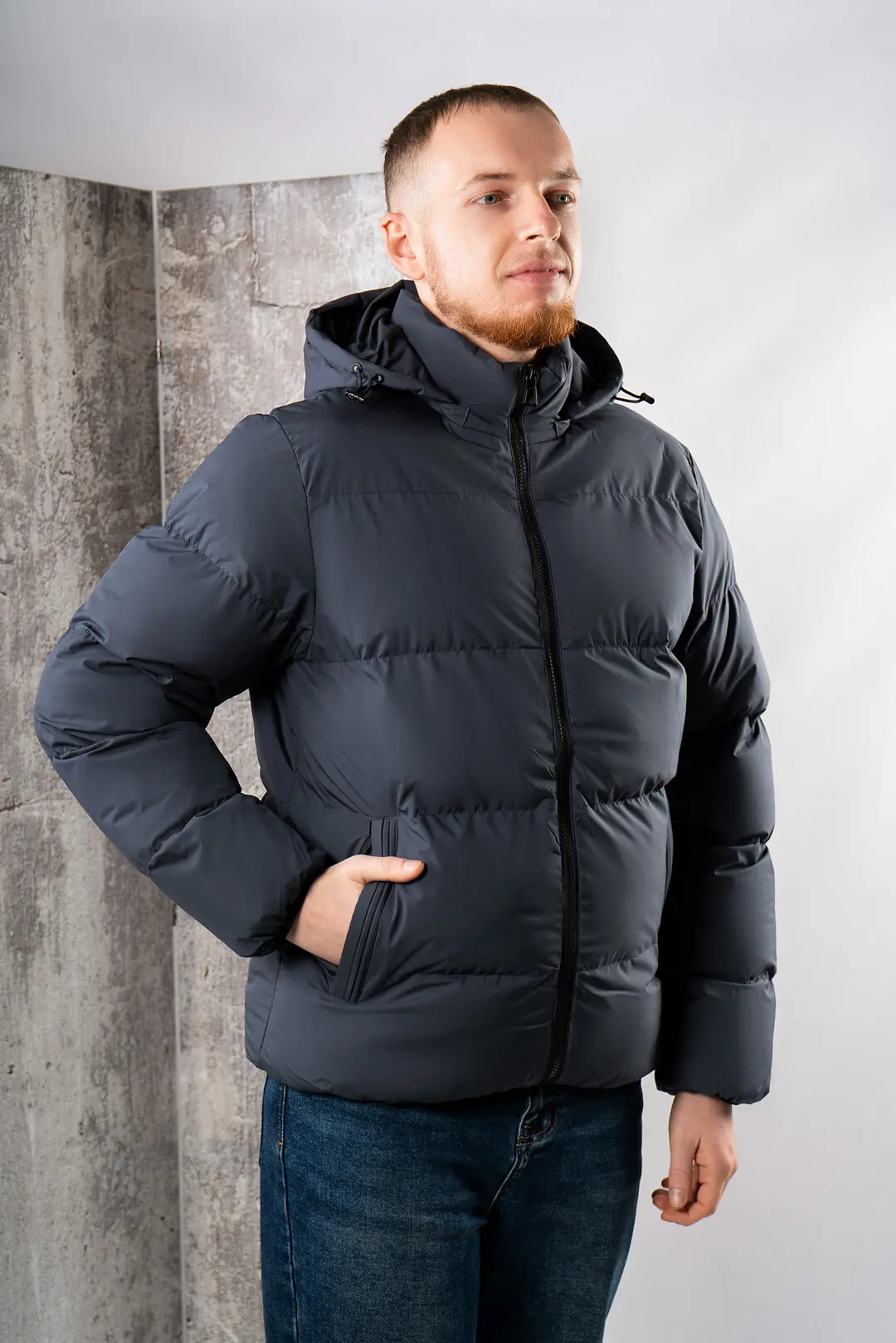 Куртка чоловіча Where Uwear синя