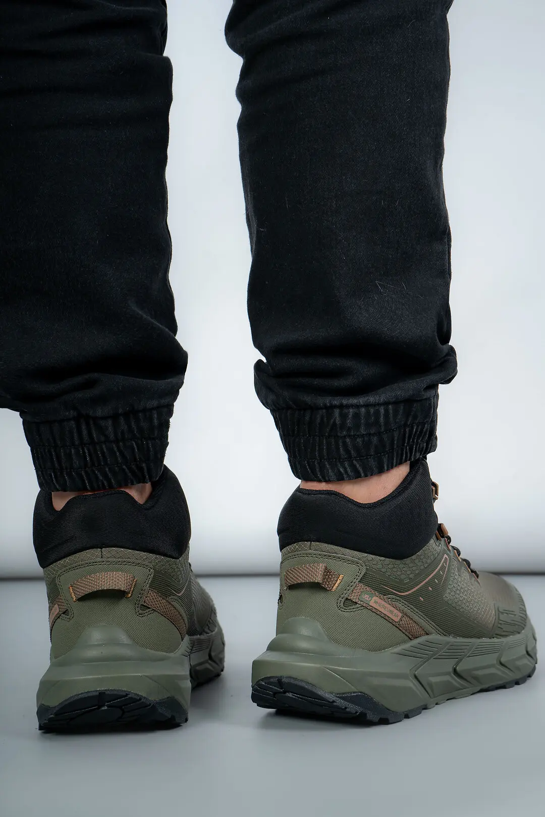 Кросівки чоловічі високі Where Uwear WUW6034M-KHAKI хакі