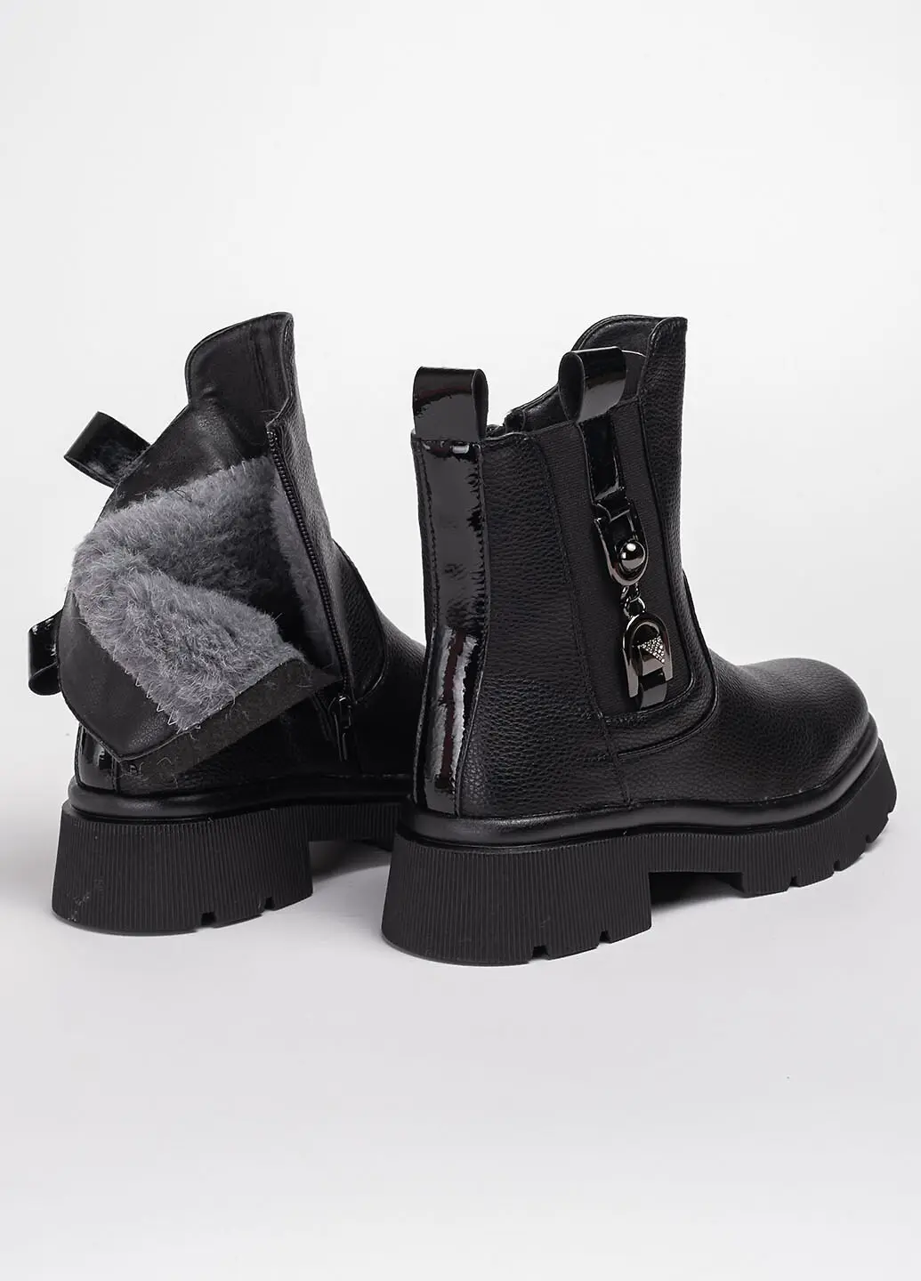 Черевики дитячі Fashion 8860-5A чорні зимові