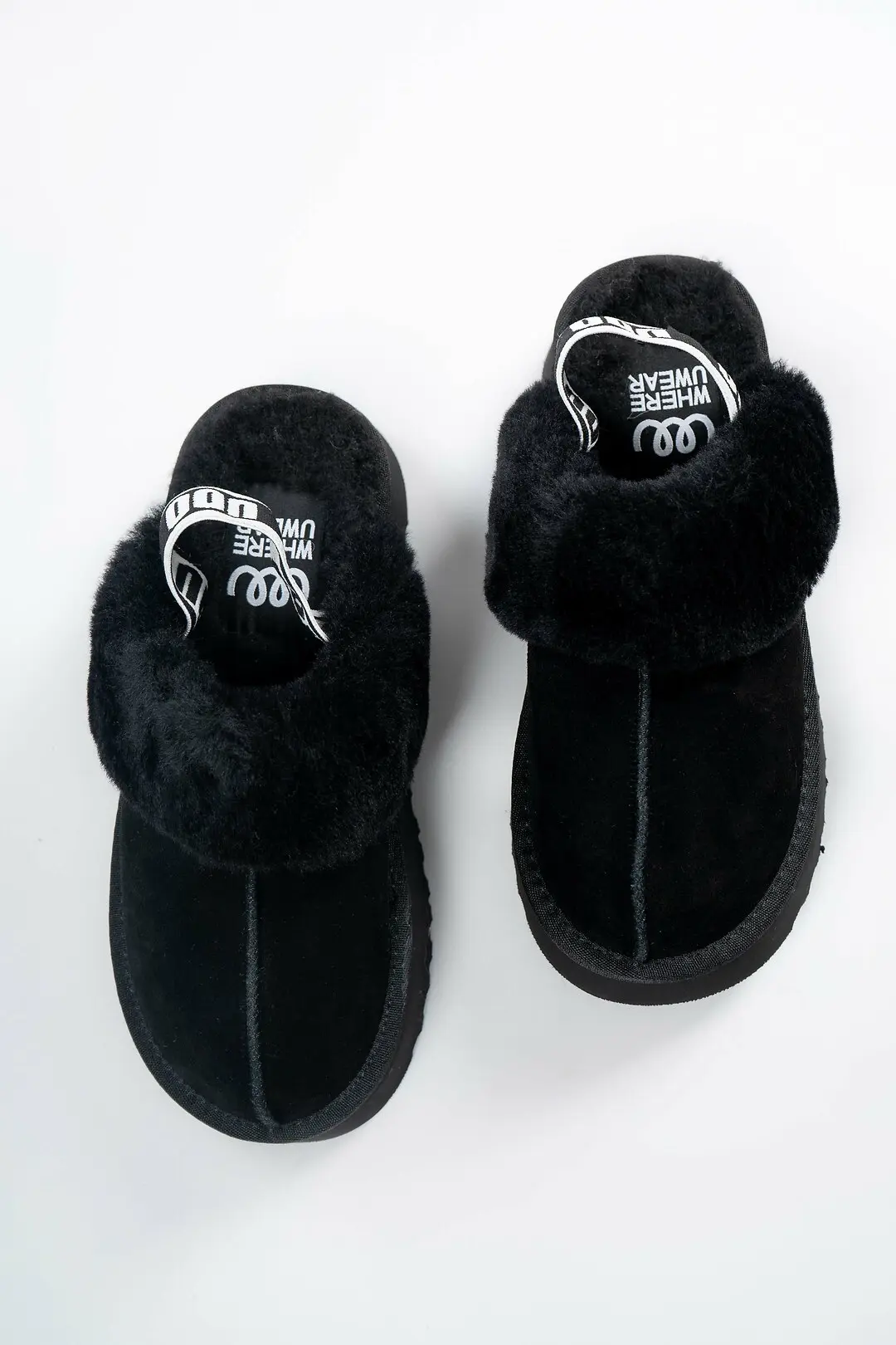 Уггі жіночі Where Uwear Натуральна замша чорні