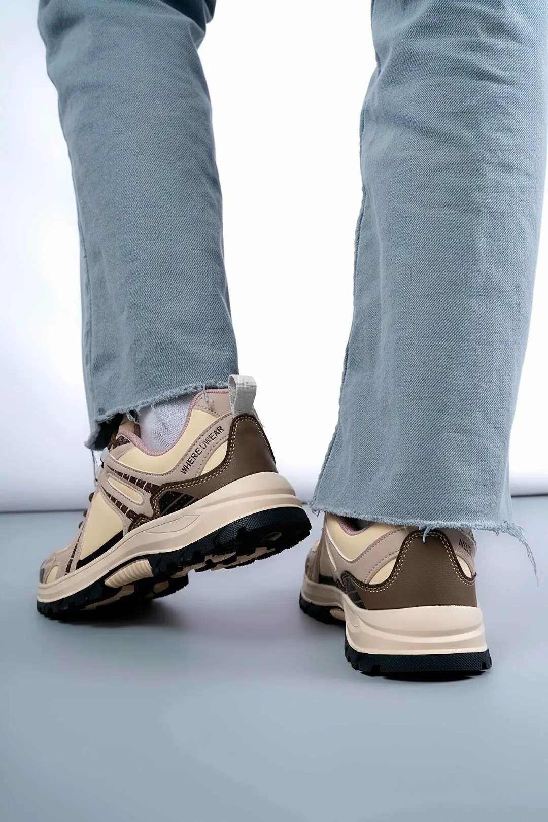 Кросівки жіночі Where Uwear TF-25-06-brown коричневі
