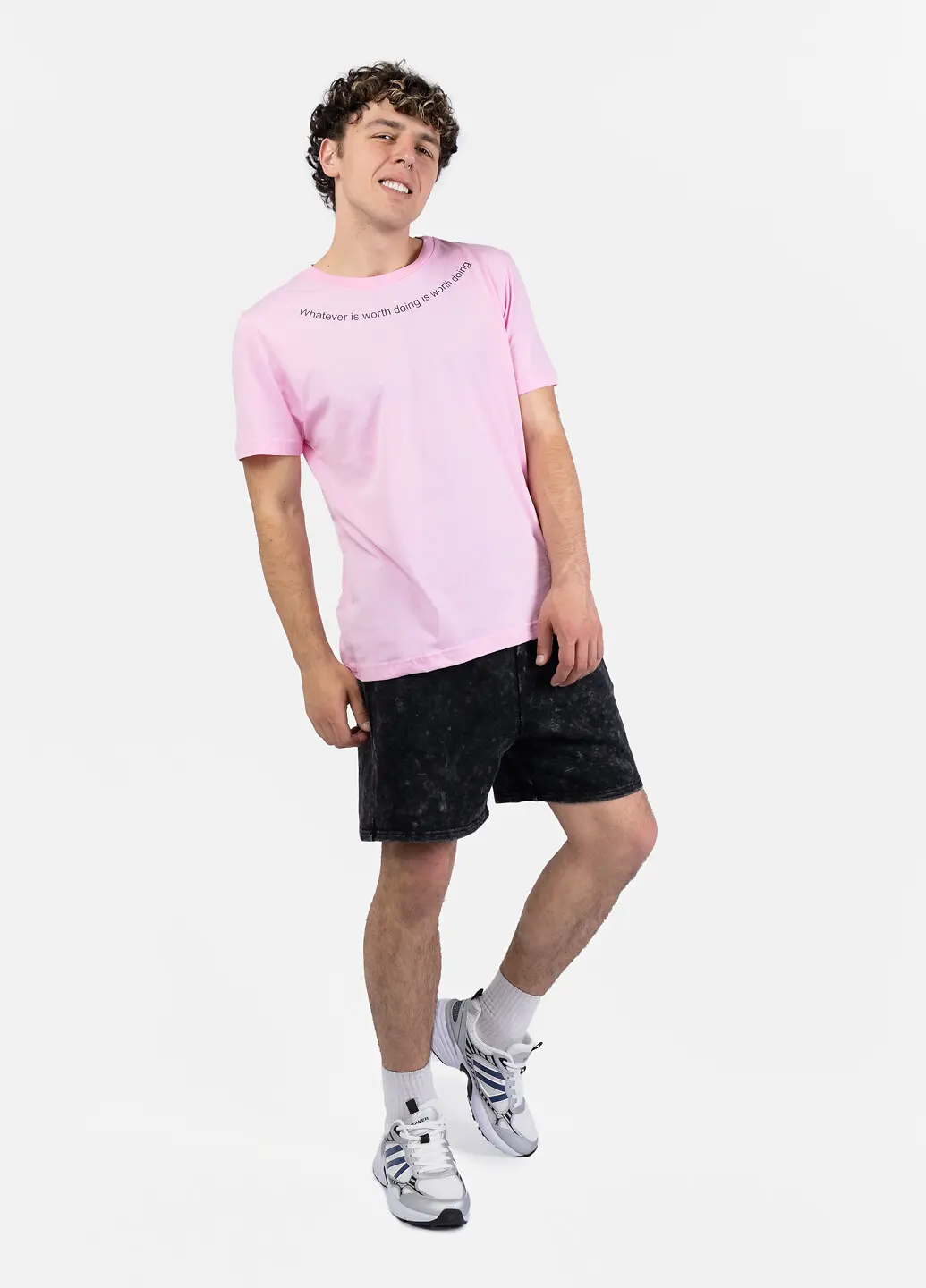 Футболка чоловіча Fashion рожева