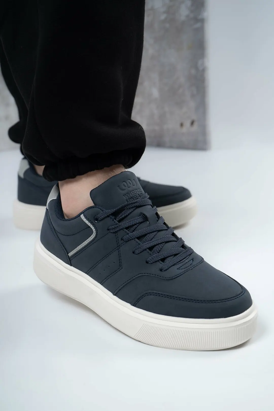 Кеди чоловічі Where Uwear сині демісезонні