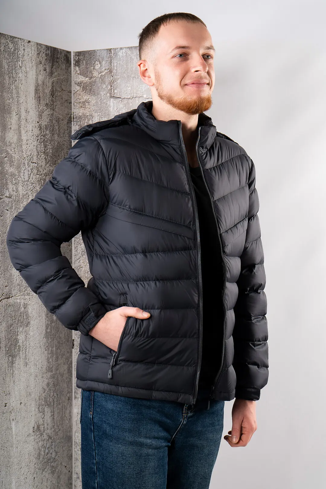 Куртка чоловіча Where Uwear сіра