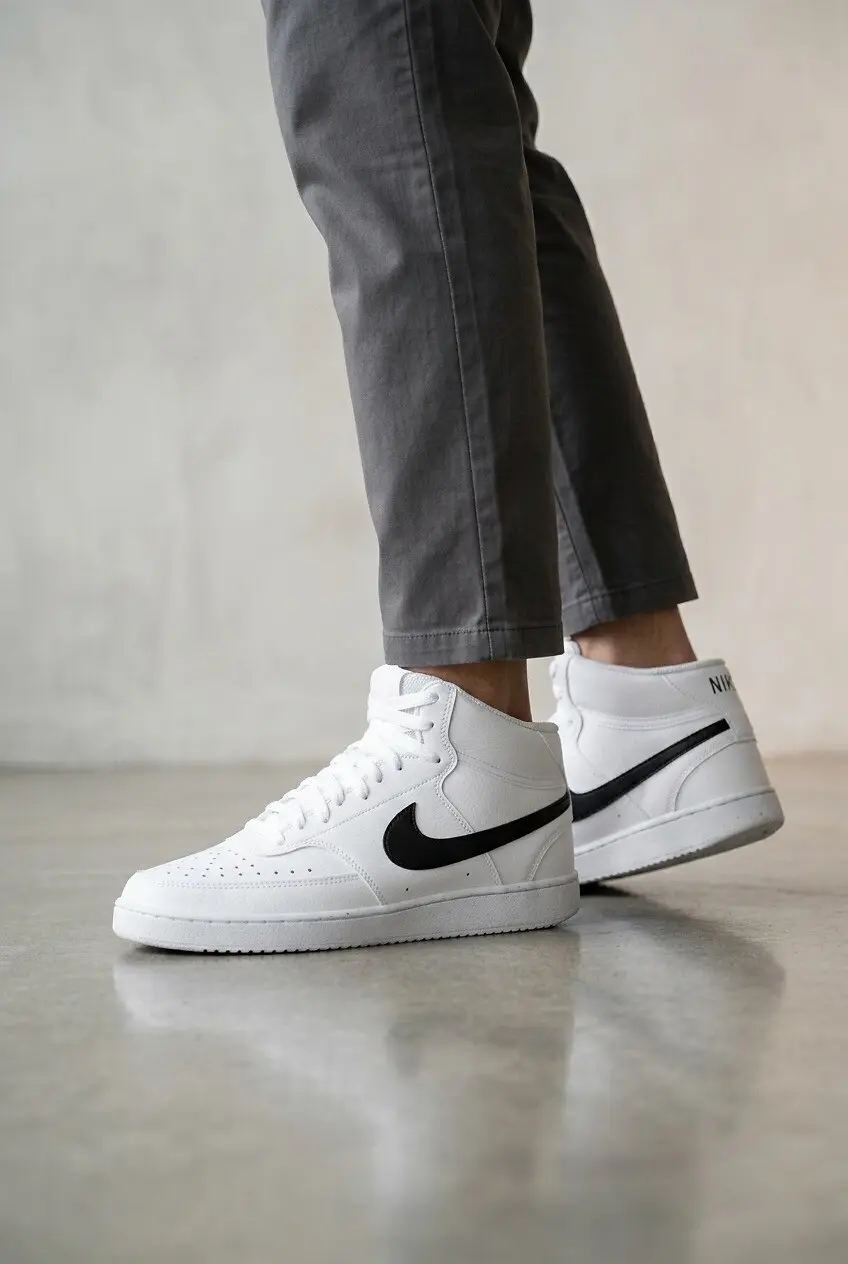 Кеди чоловічі NIKE Court Vision Mid Next Nature (DN3577-101)