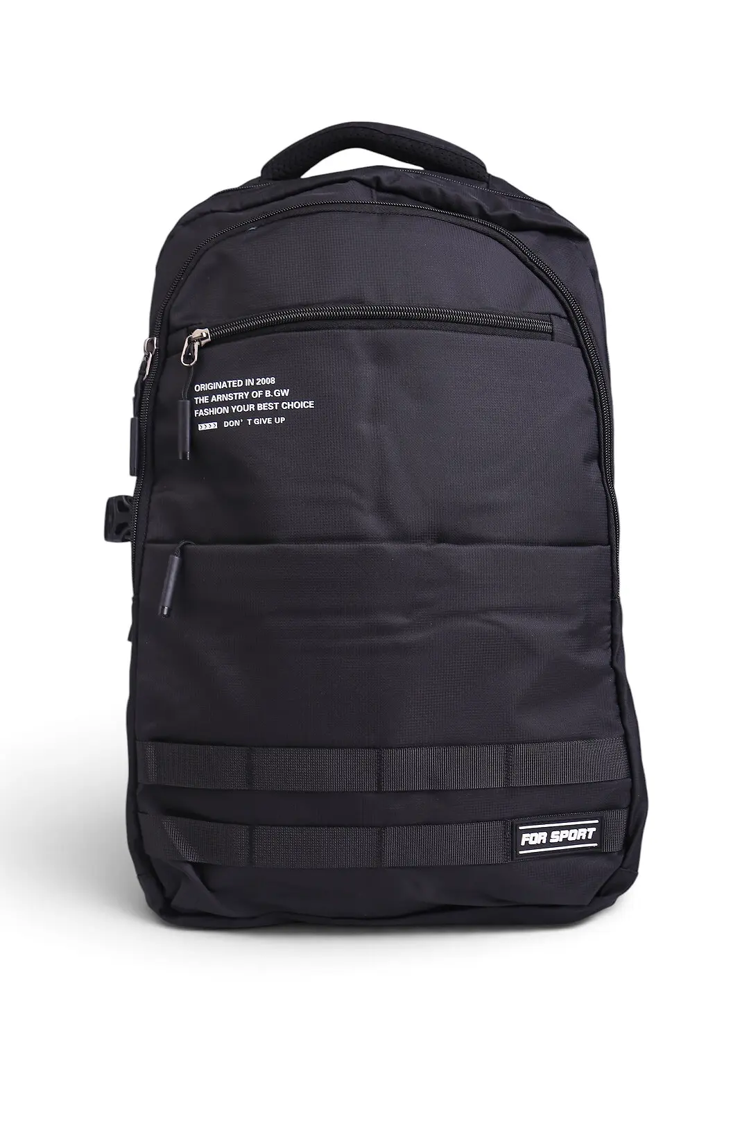 Рюкзак чоловічий Fashion чорний з Текстилю