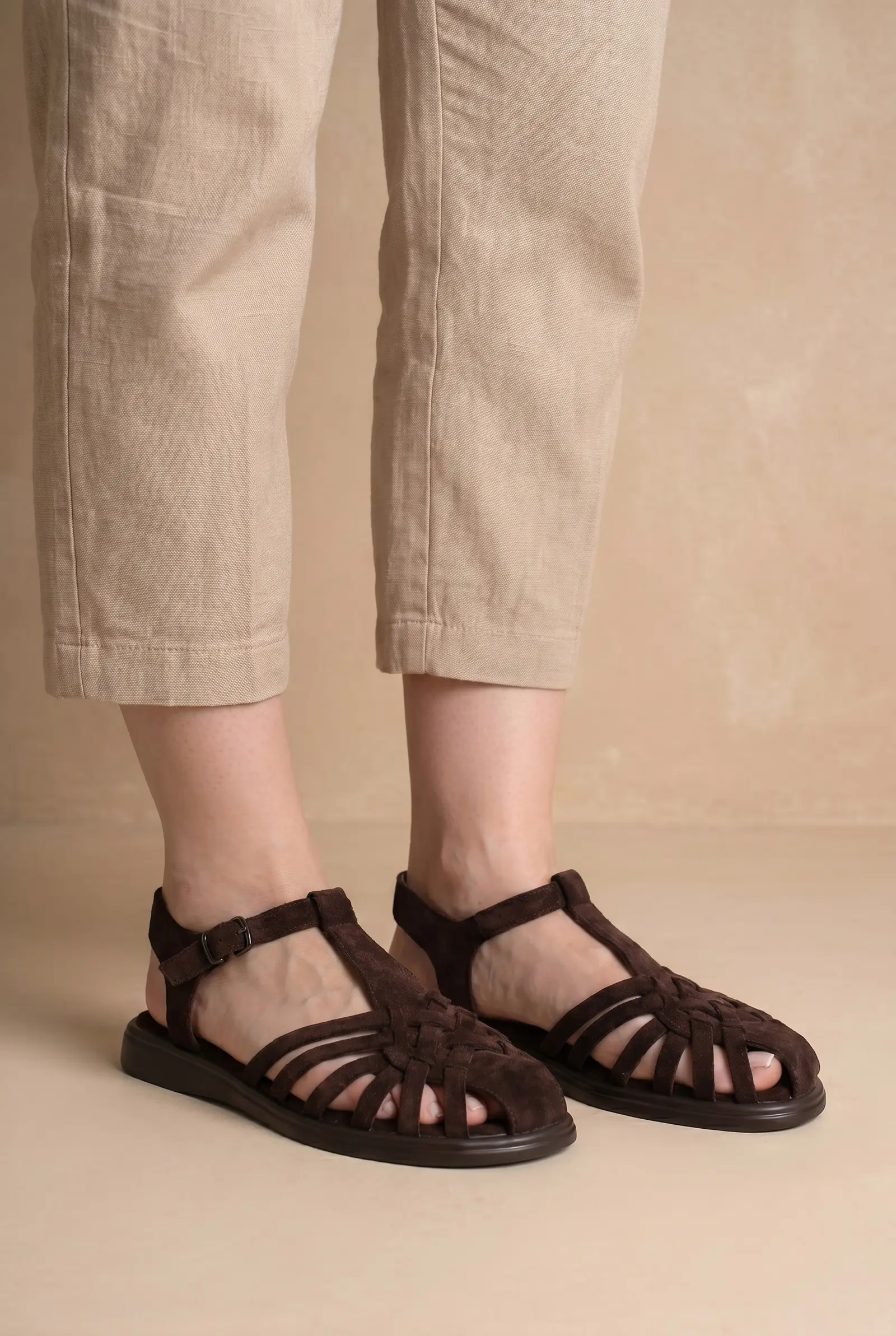 Босоніжки жіночі Where Uwear коричневі