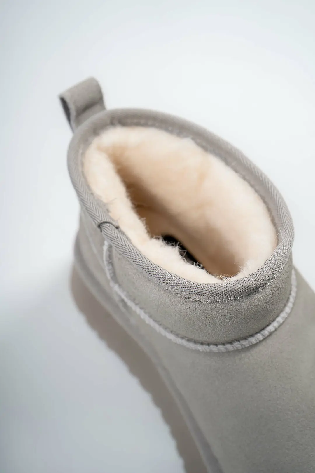 Уггі жіночі Where Uwear Натуральна замша сірі