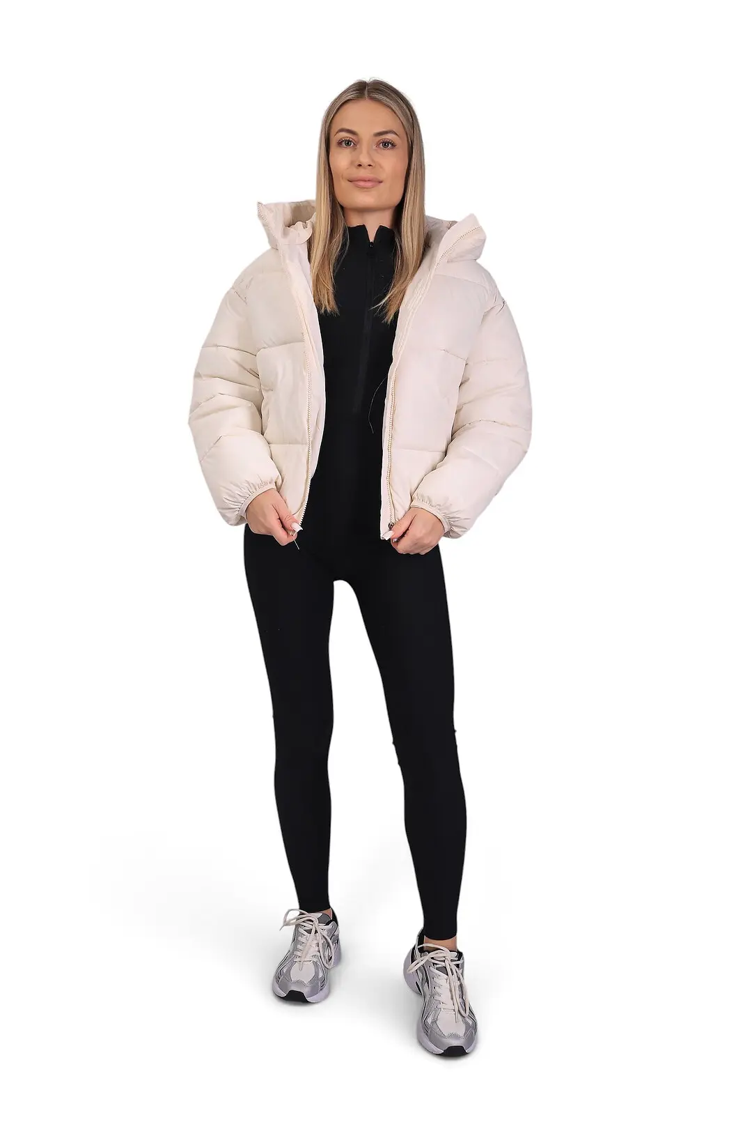 Куртка жіноча Where Uwear світлий бежевий з Плащівки
