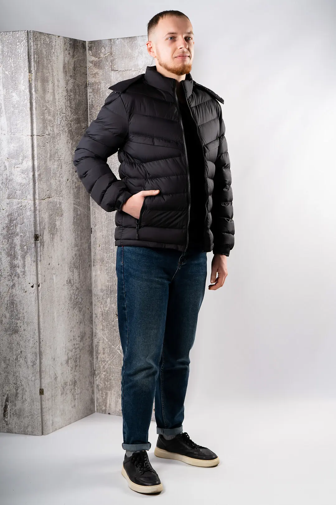 Куртка чоловіча Where Uwear чорна