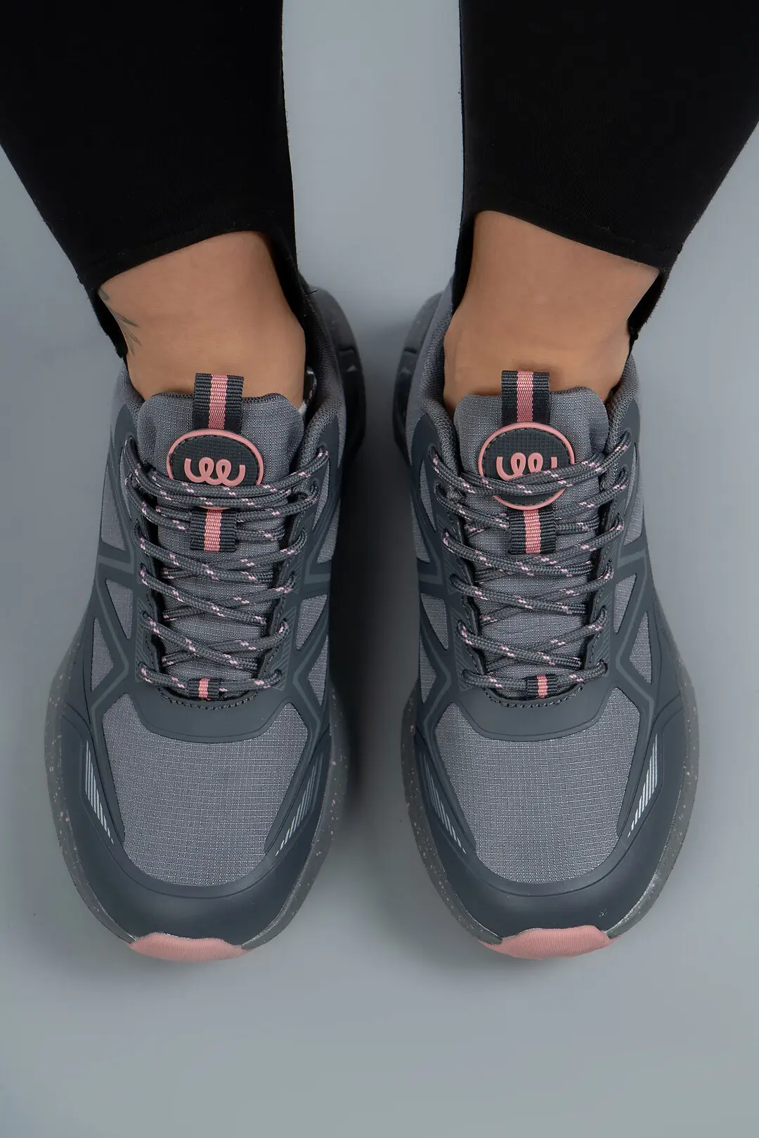 Кросівки жіночі Where Uwear WUW5993W-GREY/PINK сірі