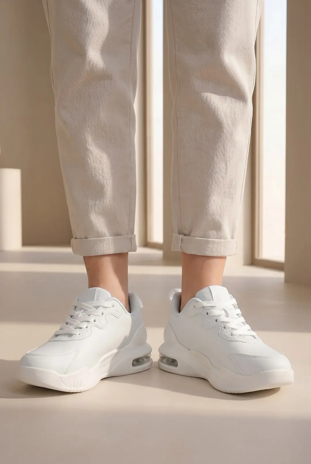Кросівки жіночі Fashion білі на платформі