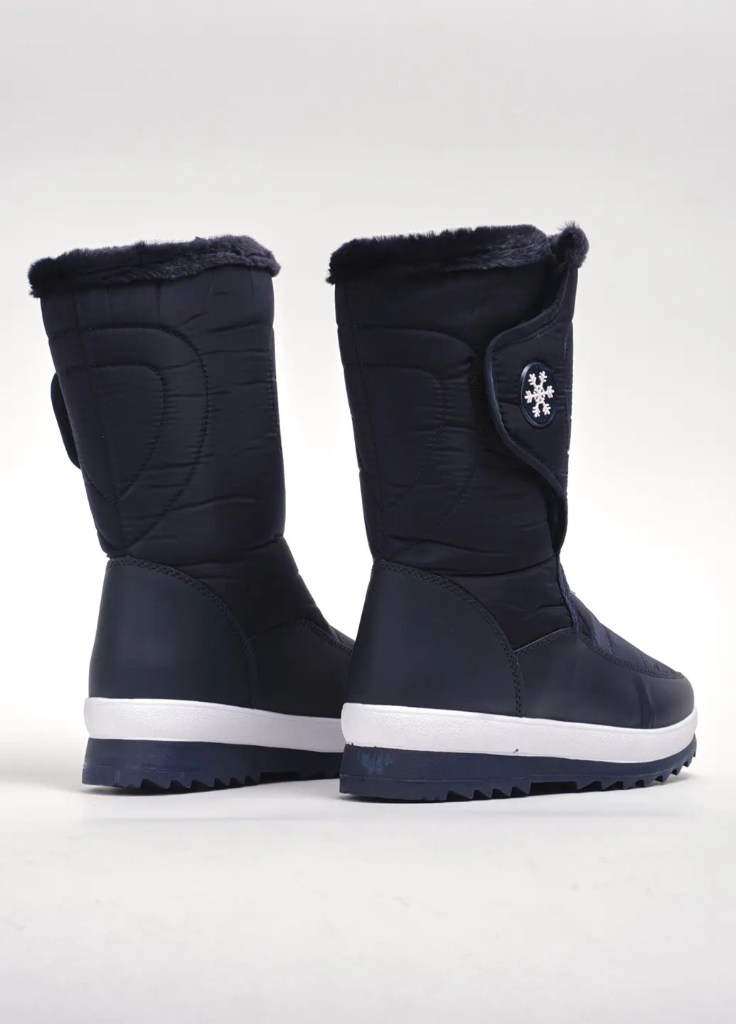 Дутики жіночі Fashion LJ-10(BLUE) сині