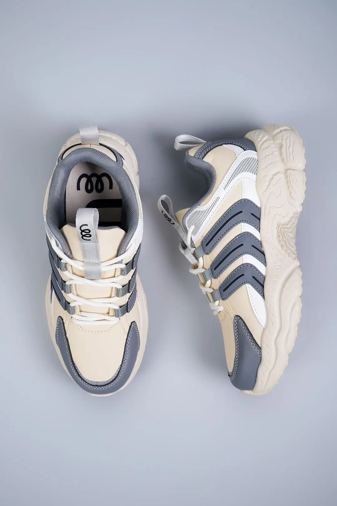 Кросівки жіночі Where Uwear TF-25-35-beige/gray бежеві