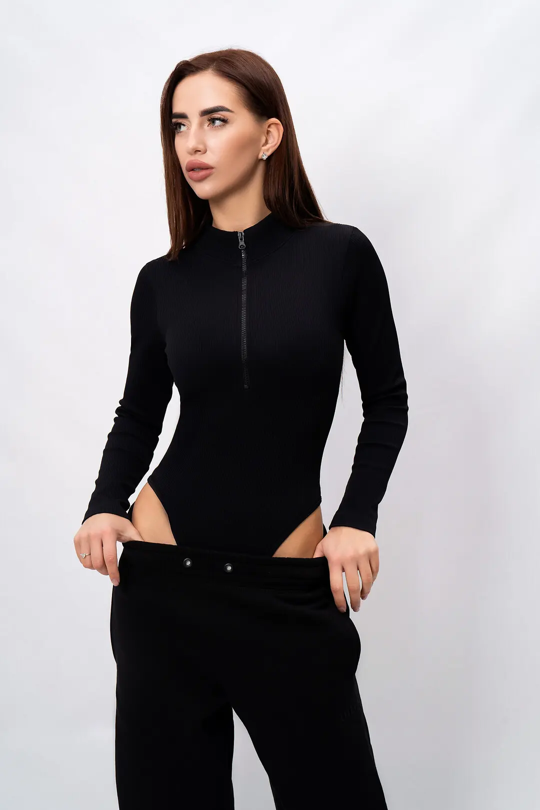 Боді жіноче спортивне Where Uwear чорне