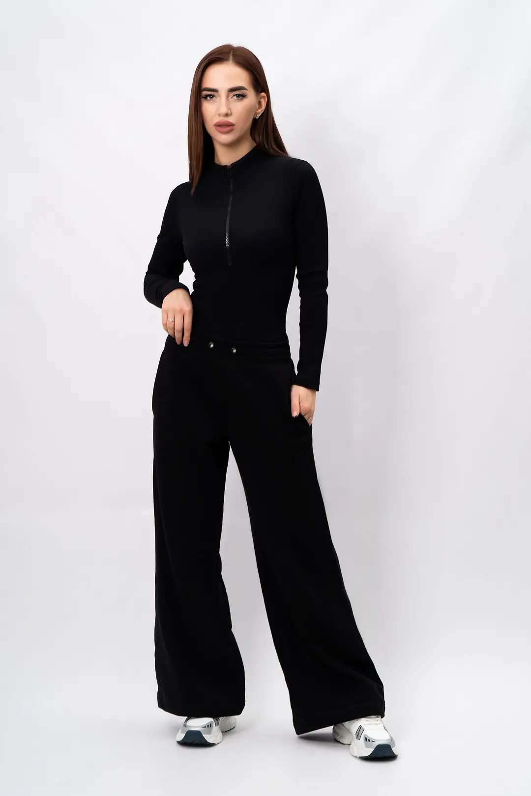 Боді жіноче спортивне Where Uwear чорне